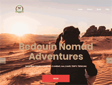 Tablet Screenshot of bedouinnomads.com